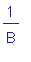 1/B