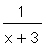 1/(x+3)