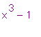 x^3-1
