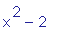 x^2-2